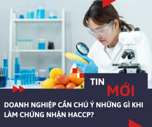 Doanh nghiệp cần chú ý những gì khi làm CHứng nhận HACCP?